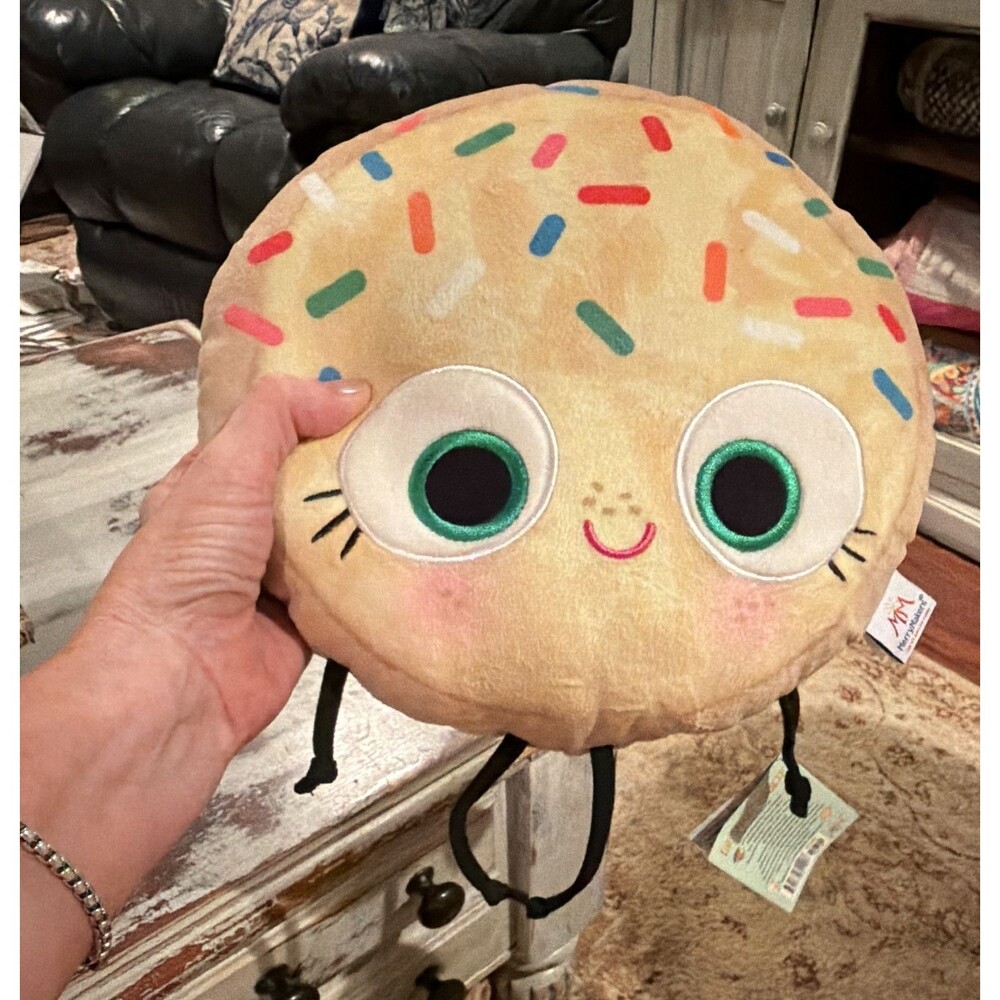 MerryMakers The Smart Cookie Plush Stuffed Cookie Beige Multicolor Small 2020